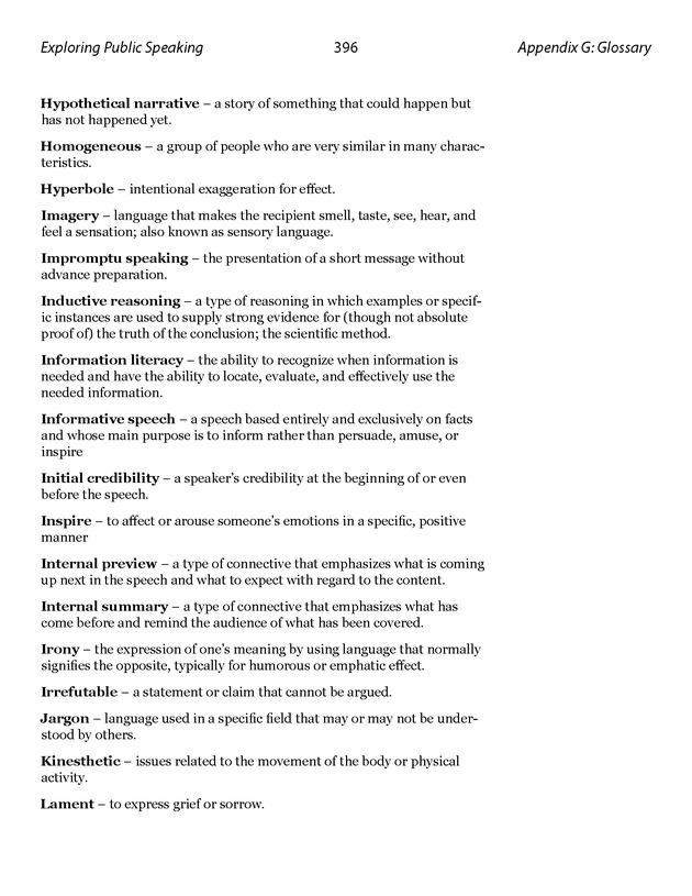Exploring Public Speaking - Page 396